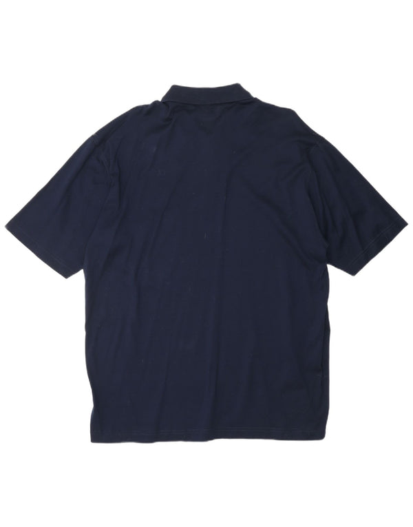 Polo da uomo SEA & SKY grande in cotone blu navy