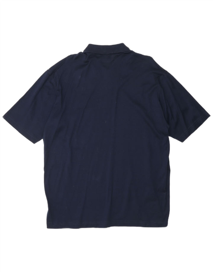 Polo da uomo SEA & SKY grande in cotone blu navy