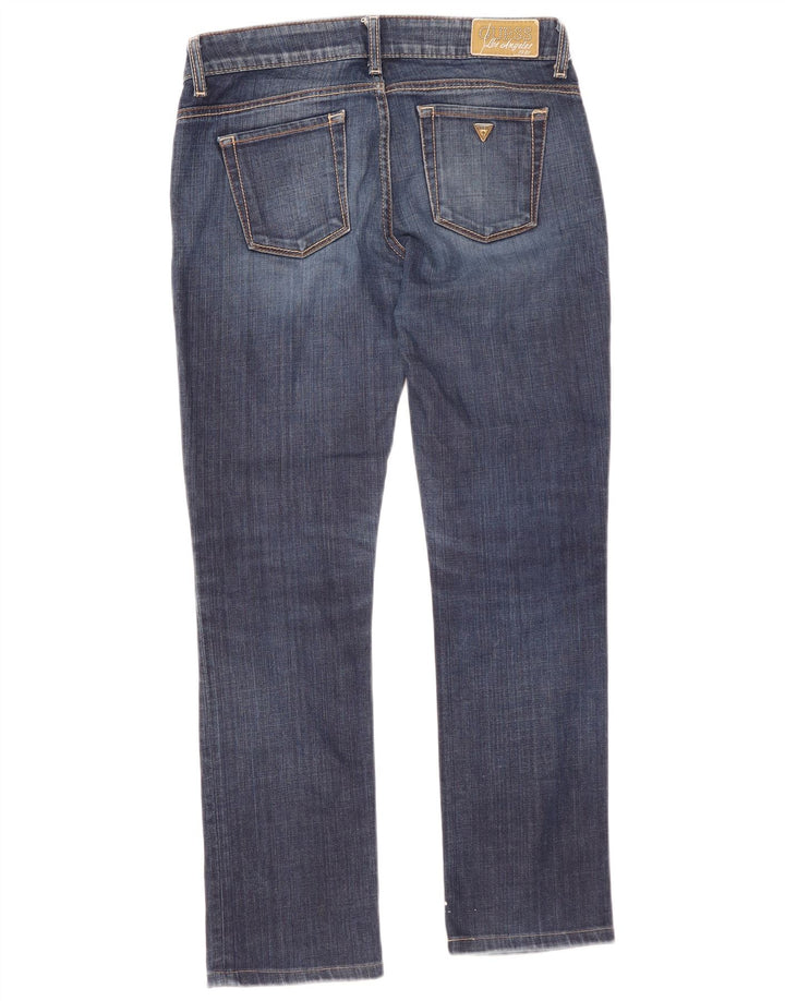 Jeans slim da donna Guess W28 L28 cotone blu navy
