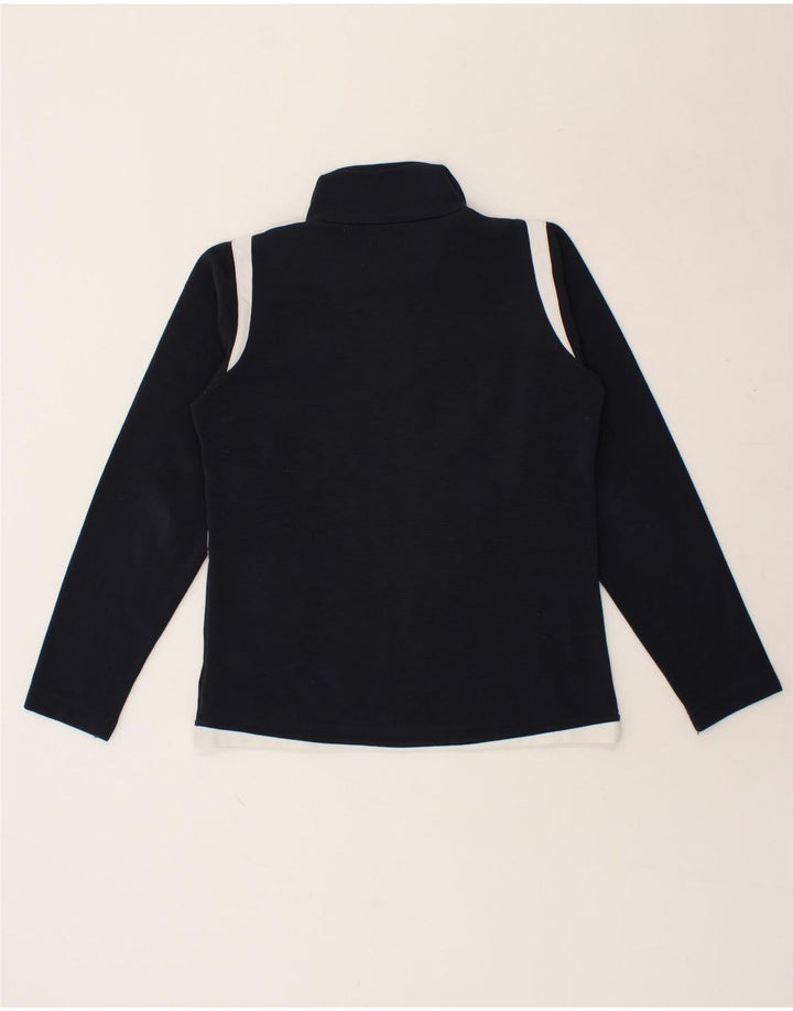 KAPPA Womens Tracksuit Top Jacket UK 14 Medium Navy Blue Colourblock Vintage Kappa and Second-Hand Kappa from Messina Hembry 