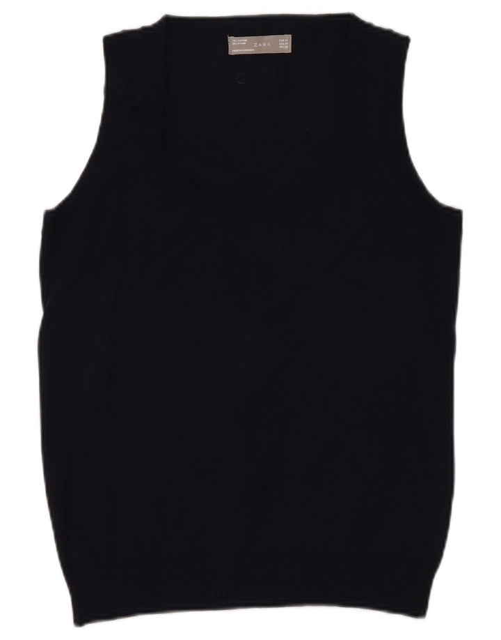 Canotta canotta da donna Zara UK 12 media nera