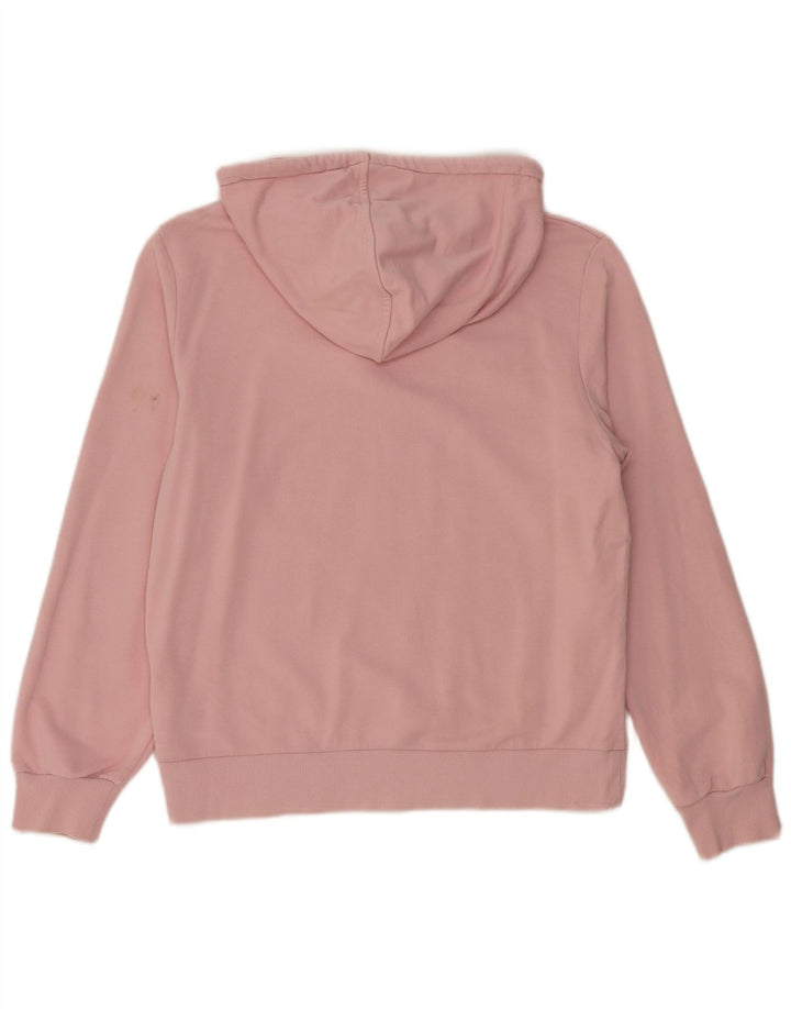 Maglione oversize con cappuccio da donna Marks & Spencer UK 8 piccolo cotone rosa