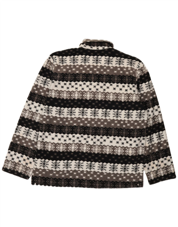 Giacca in pile vintage da uomo UK 42 XL multicolore Fair Isle