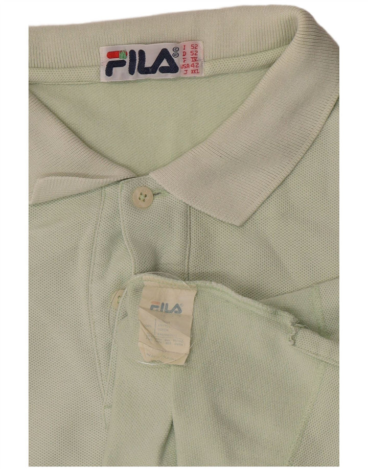 Polo Uomo Fila IT 52 Large Verde Cotone