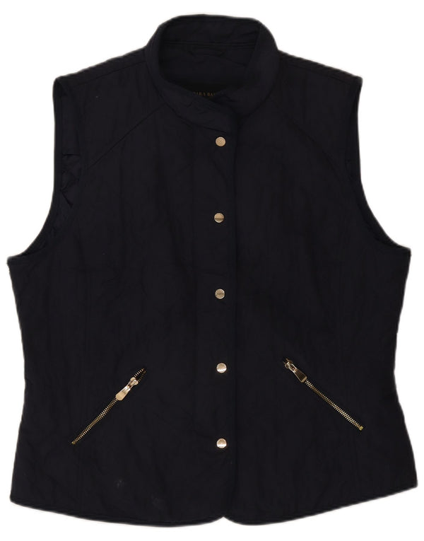 Gilet trapuntato da donna Zara UK 18 XL blu navy