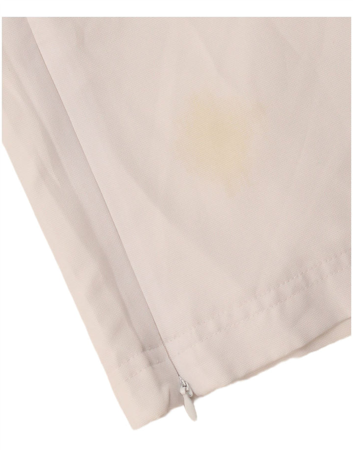 Pantaloni chino dritti da donna FILA IT 44 medio W30 L31 poliestere bianco