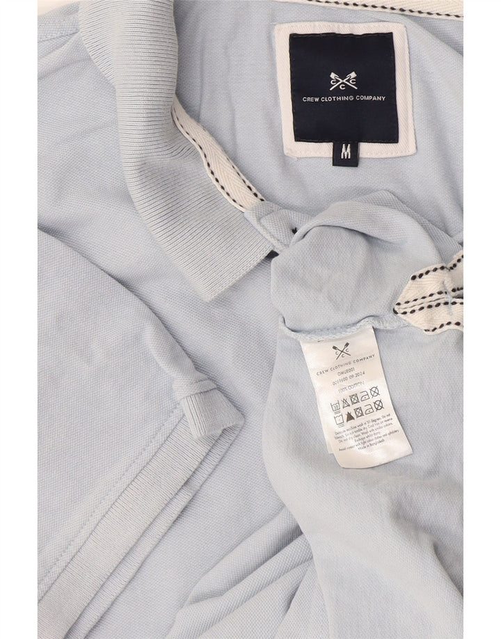 Crew Clothing Polo da uomo in cotone blu medio