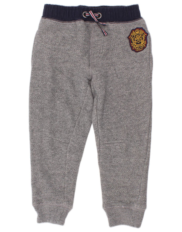 Joules Pantaloni da tuta da ragazzo Joggers 2-3 anni Cotone color block grigio