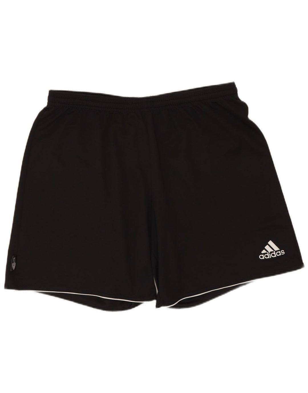 Pantaloncini sportivi ADIDAS Climalite da uomo medio nero in poliestere
