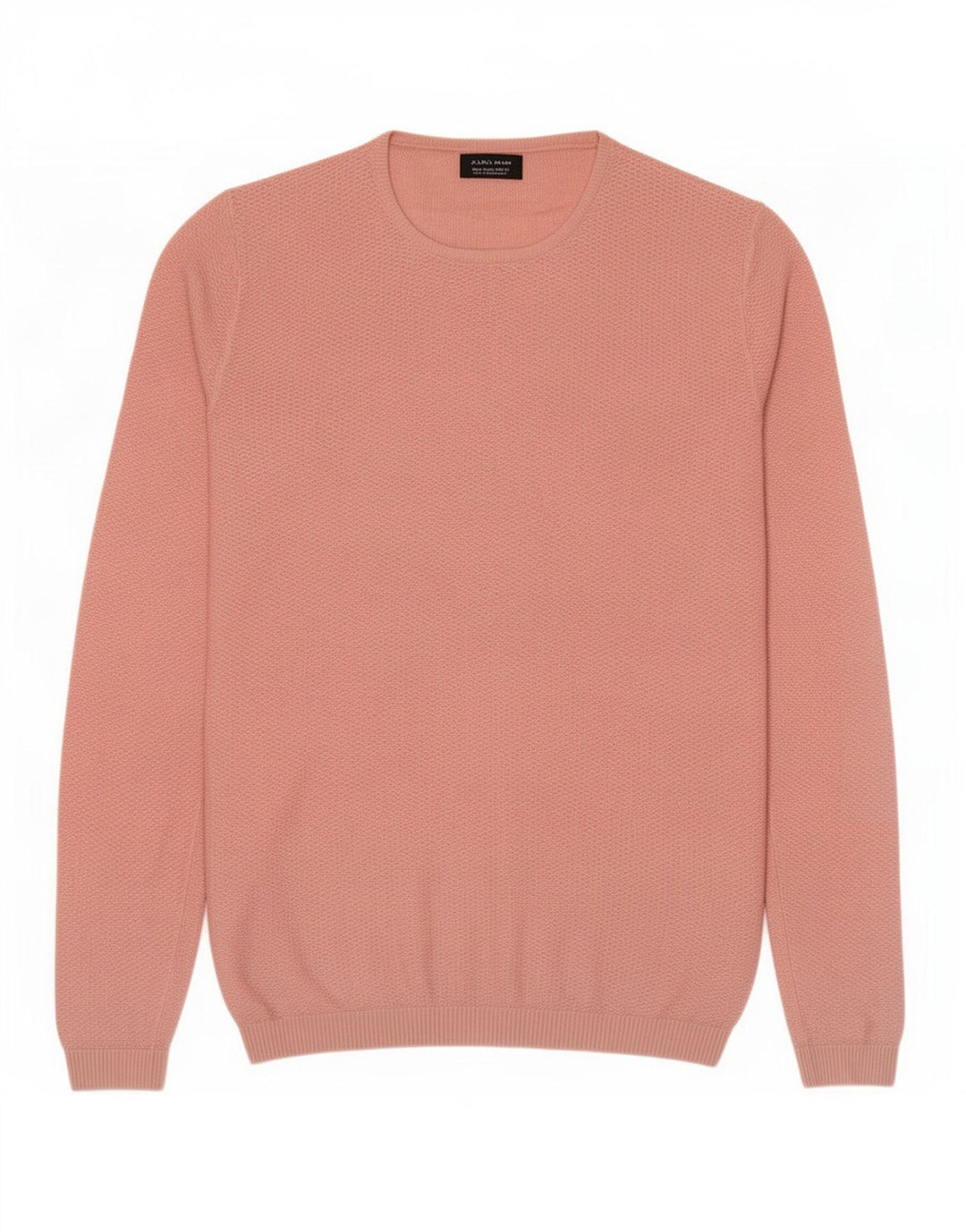 Maglione maglione girocollo da uomo Zara grande rosa