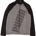 Giacca da ginnastica da uomo con vestibilità ampia grafica Puma Small Grey Colourblock