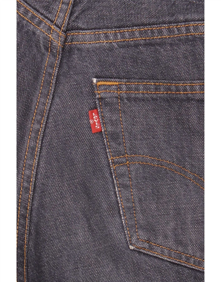 Jeans dritti tagliati da uomo Levi's W31 L25 cotone blu navy
