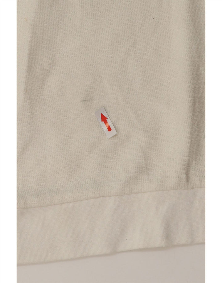 Polo Zara da uomo piccola in cotone color block bianco