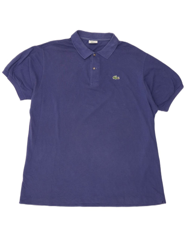Polo da uomo Lacoste taglia 7 2XL cotone blu
