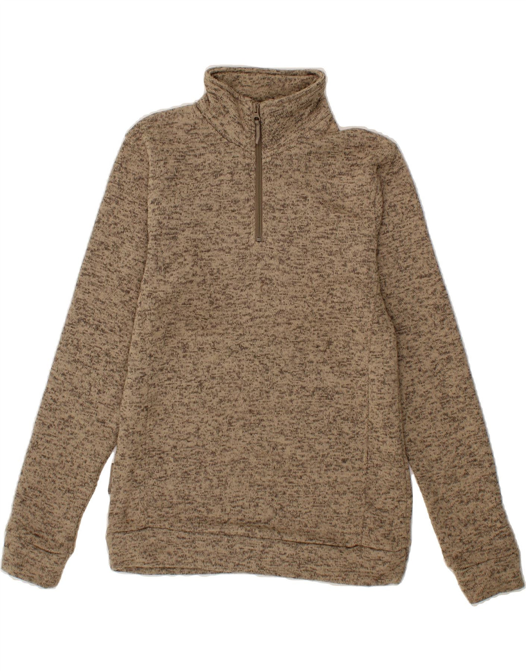 MOUNTAIN WAREHOUSE Mens Zip Neck Sweatshirt Jumper Small Grey Polyester Vintage Mountain Warehouse and Second-Hand Mountain Warehouse from Messina Hembry 