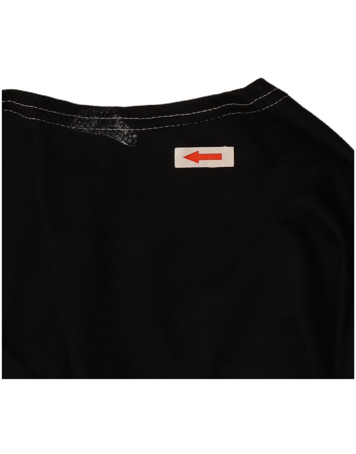 Canotta Reebok da uomo, colore nero medio, in poliestere color block