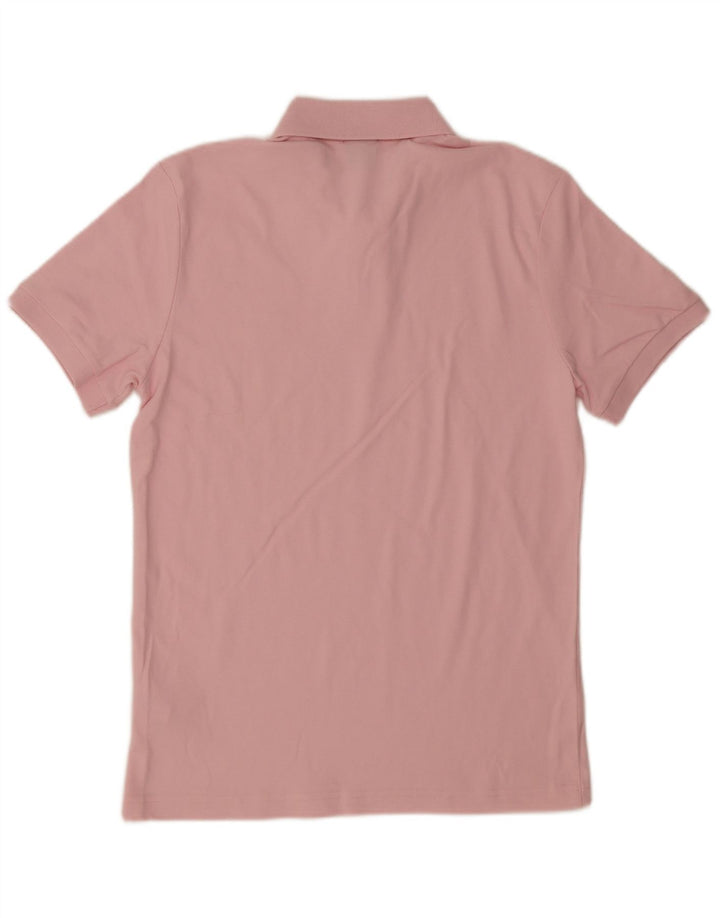 Polo da uomo slim fit Hugo Boss in cotone rosa medio