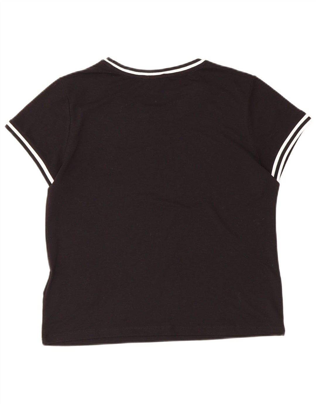 Guess T-shirt da donna Top UK 14 Large Nero Poliestere