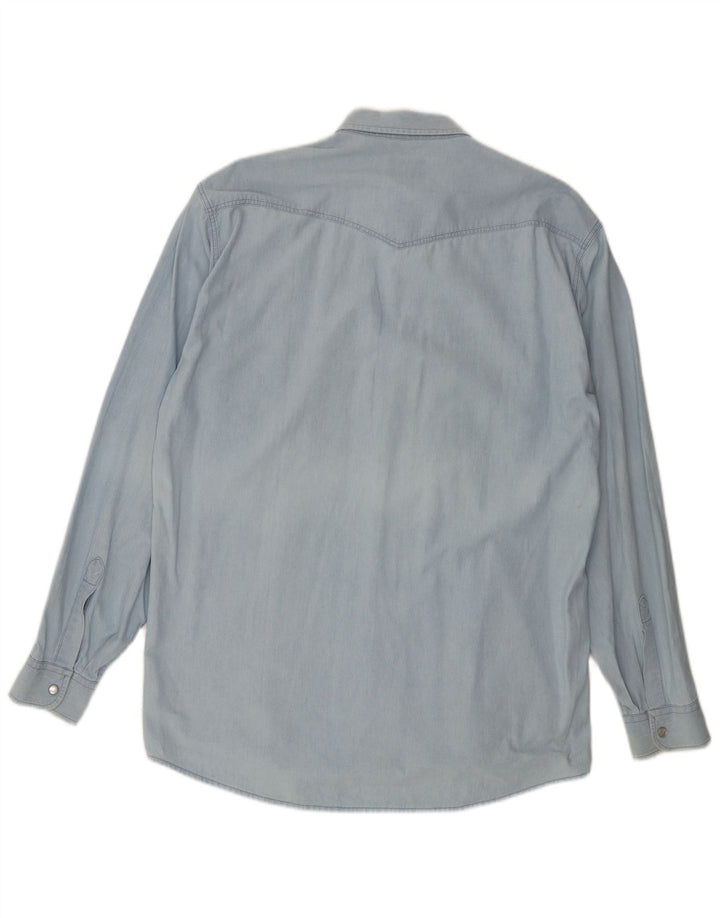 LEVI'S Camicia di jeans da uomo grande in cotone blu