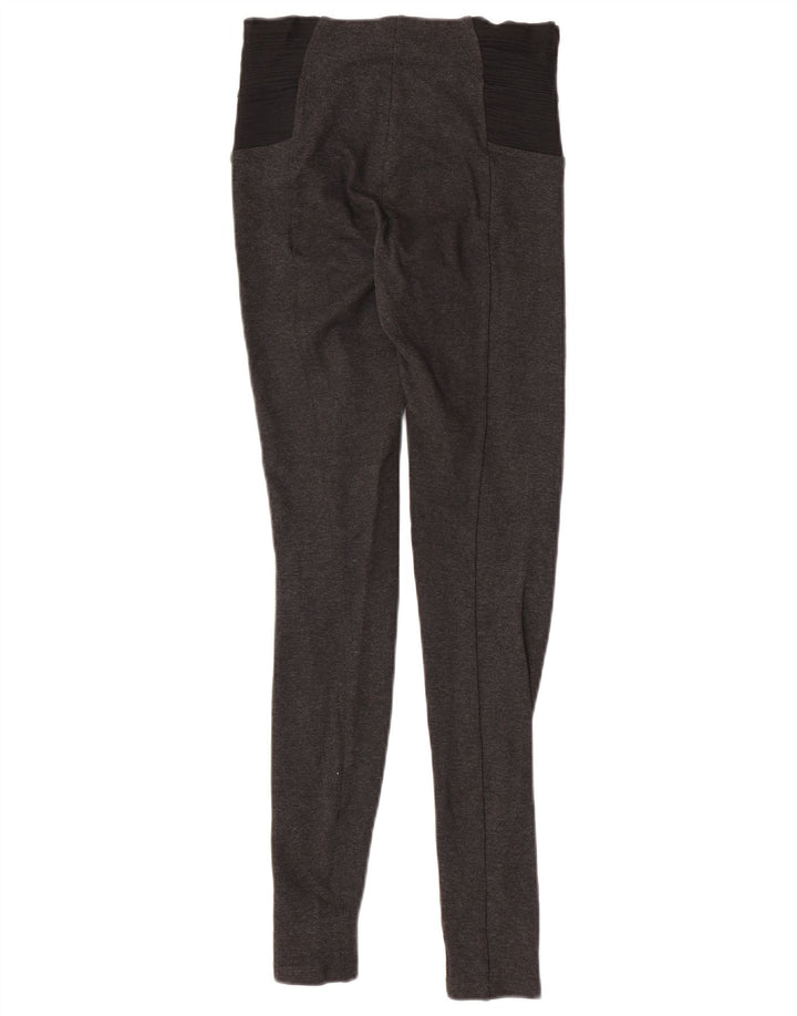 Leggings Zara da donna UK 6 XS viscosa color block grigio