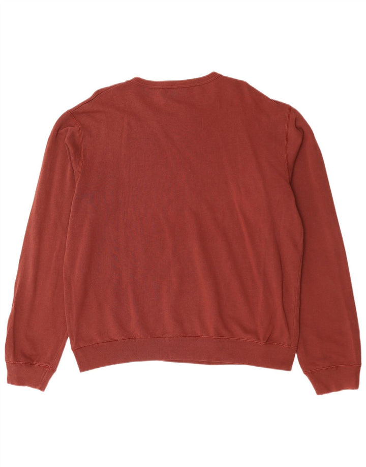 Levi's Felpa con grafica da uomo Maglione grande in cotone marrone