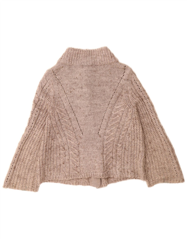 Maglione cardigan da donna Marks & Spencer UK 12 Acrilico screziato grigio medio