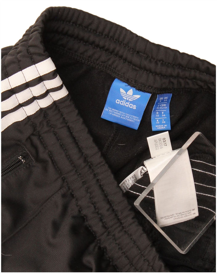 Pantaloni della tuta da donna Adidas UK 6 XS poliestere nero