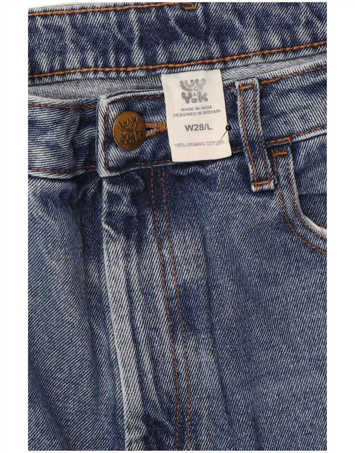 Jeans affusolati da uomo vintage W28 L31 in cotone blu