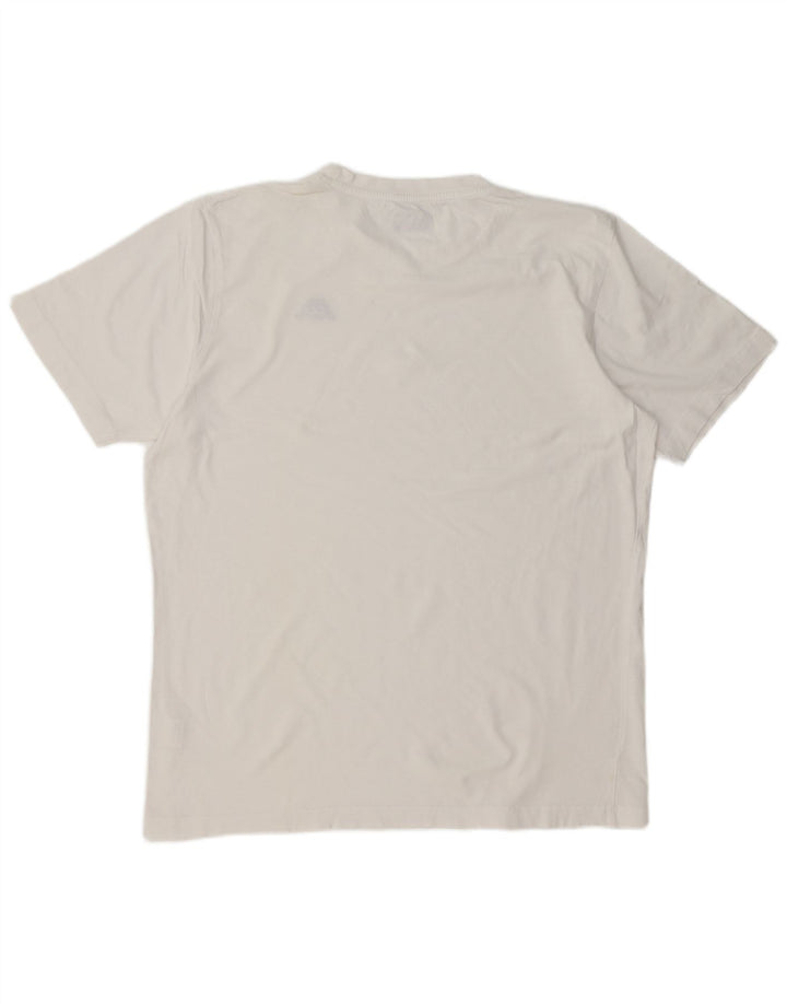 T-shirt uomo Kappa Top XL in cotone bianco