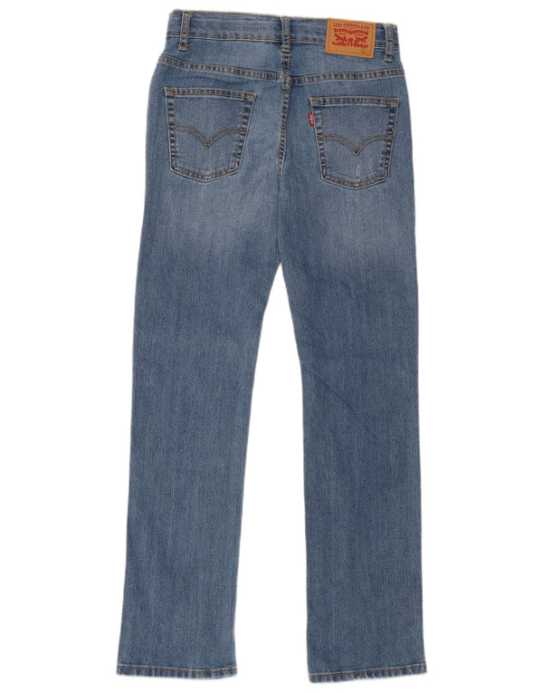 Levi's Ragazze 511 Jeans Slim Distressed 13-14 Anni W26 L29 Cotone Blu