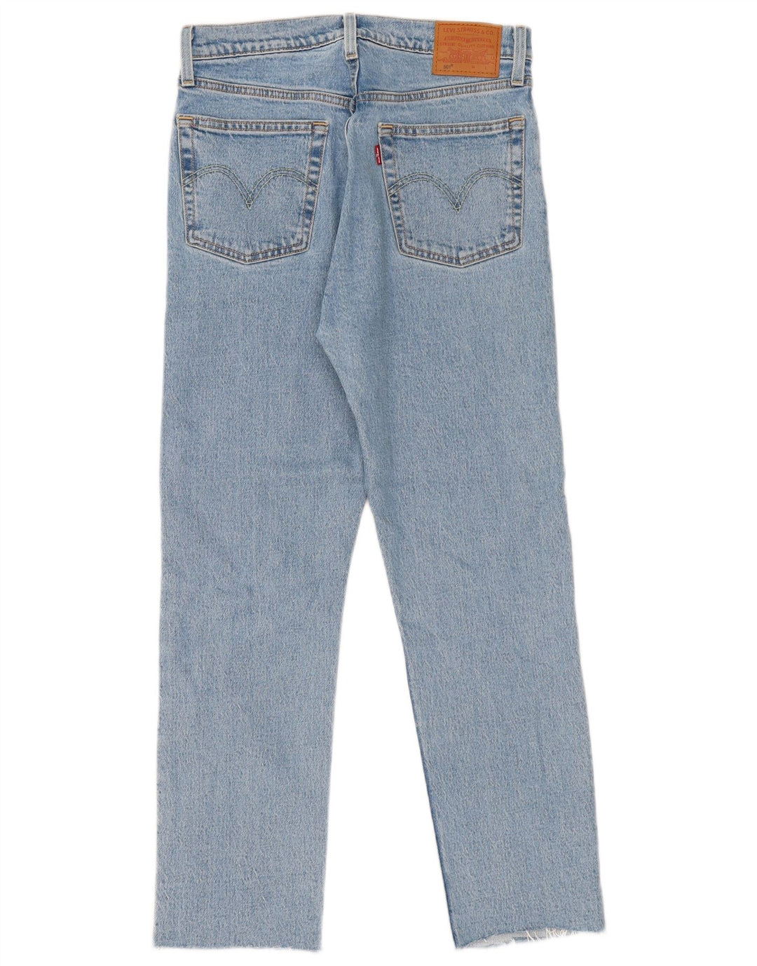 Jeans dritti Levi's 501 da donna W27 L28 cotone blu