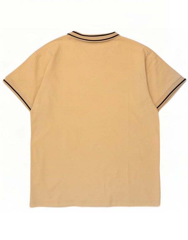 Champion Mens T-Shirt Top XL Beige Cotton