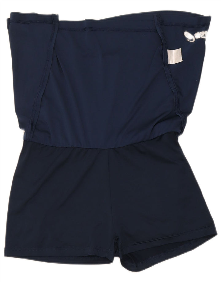 Asics Womens Skort UK 12 Medio Blu Navy Poliestere