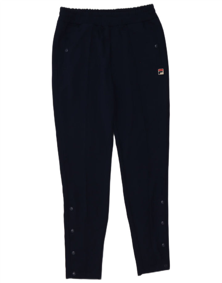 Pantaloni da tuta da uomo Fila in poliestere medio blu navy