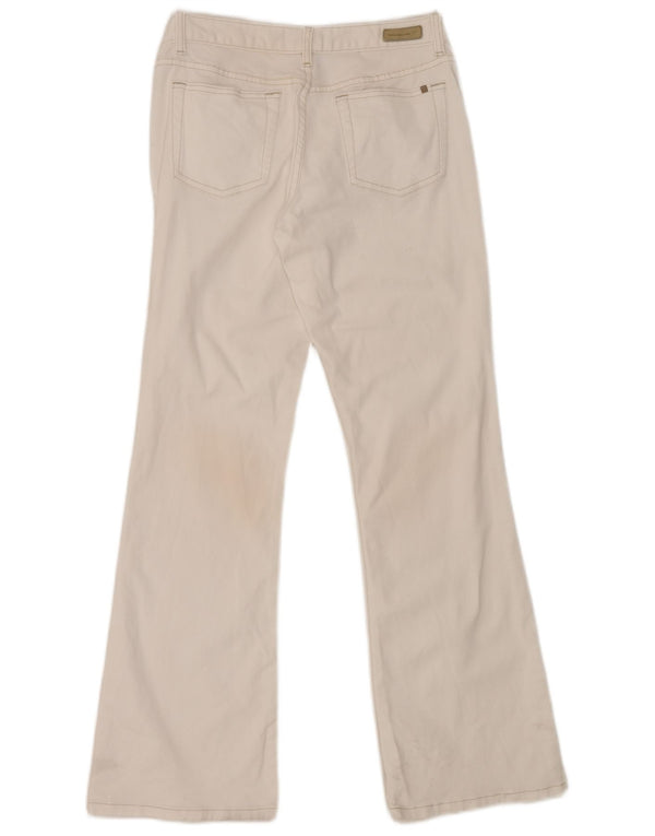 Jeans bootcut a vita bassa da donna Calvin Klein US 4 Small W32 L31 cotone bianco