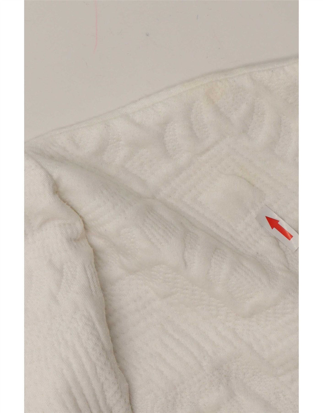 Felpa Zara da donna con vestibilità comoda, taglia UK 12, colore bianco medio geometrico
