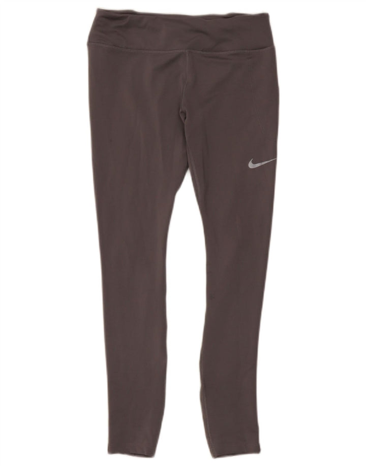 Leggings Nike Dri Fit Crop da donna UK 12 Poliestere grigio medio