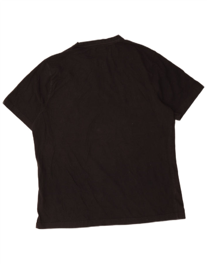 T-shirt grafica da uomo Champion Top XL in cotone nero