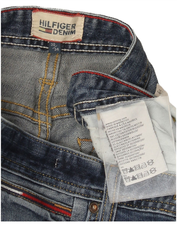 Jeans slim da uomo Tommy Hilfiger W30 L34 cotone blu