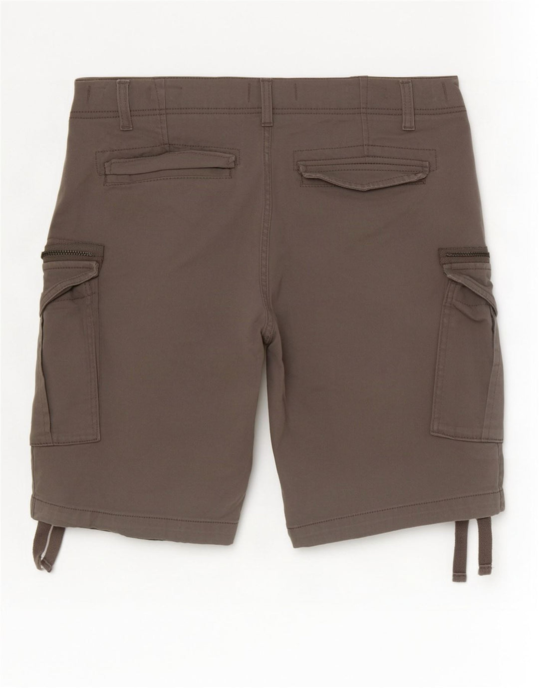 Pantaloncini cargo da uomo Comfort Fit Jack & Jones piccoli W29 in cotone grigio