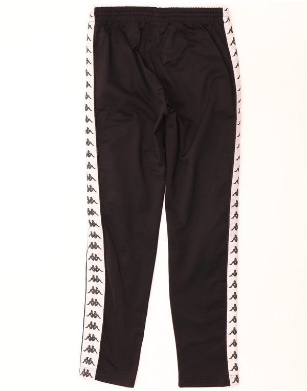 Pantaloni da tuta con grafica Kappa da uomo Small in poliestere color block nero