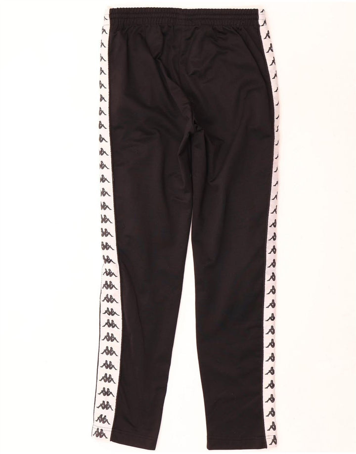 Pantaloni da tuta con grafica Kappa da uomo Small in poliestere color block nero