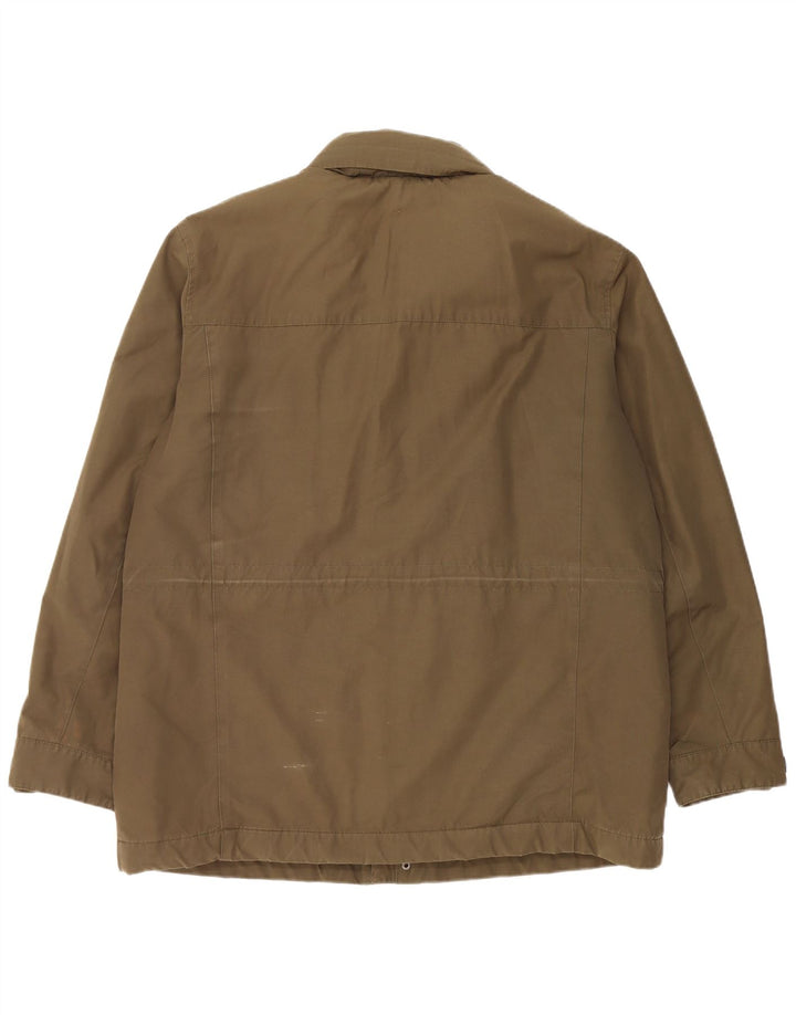 Giacca multiuso con cappuccio da uomo Marks & Spencer UK 42 XL Cachi