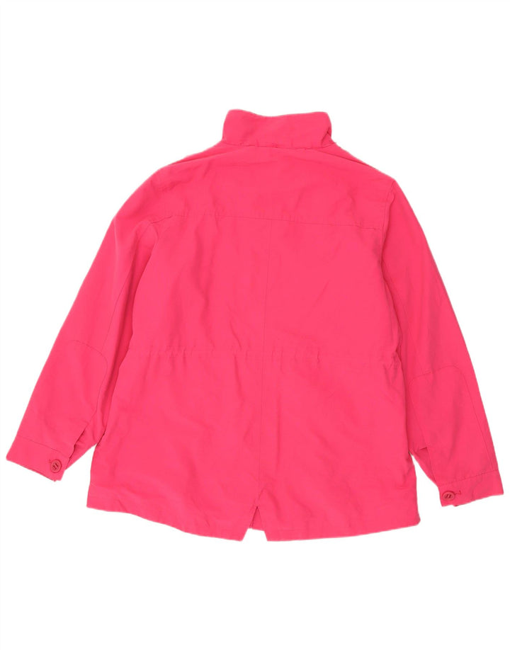 Giacca multiuso oversize da donna Marks & Spencer UK 18 XL cotone rosa