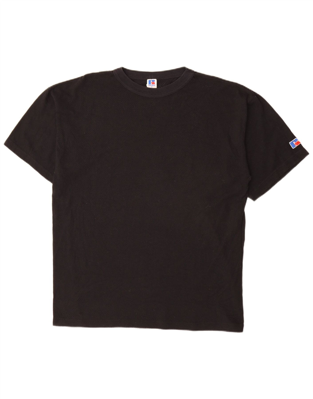 T-shirt da uomo RUSSELL ATHLETIC Top XL in cotone nero