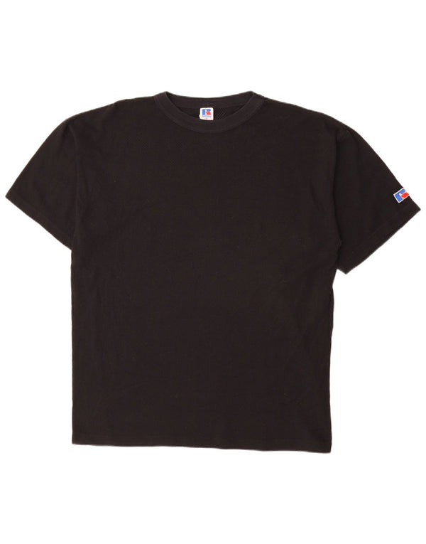 T-shirt da uomo RUSSELL ATHLETIC Top XL in cotone nero