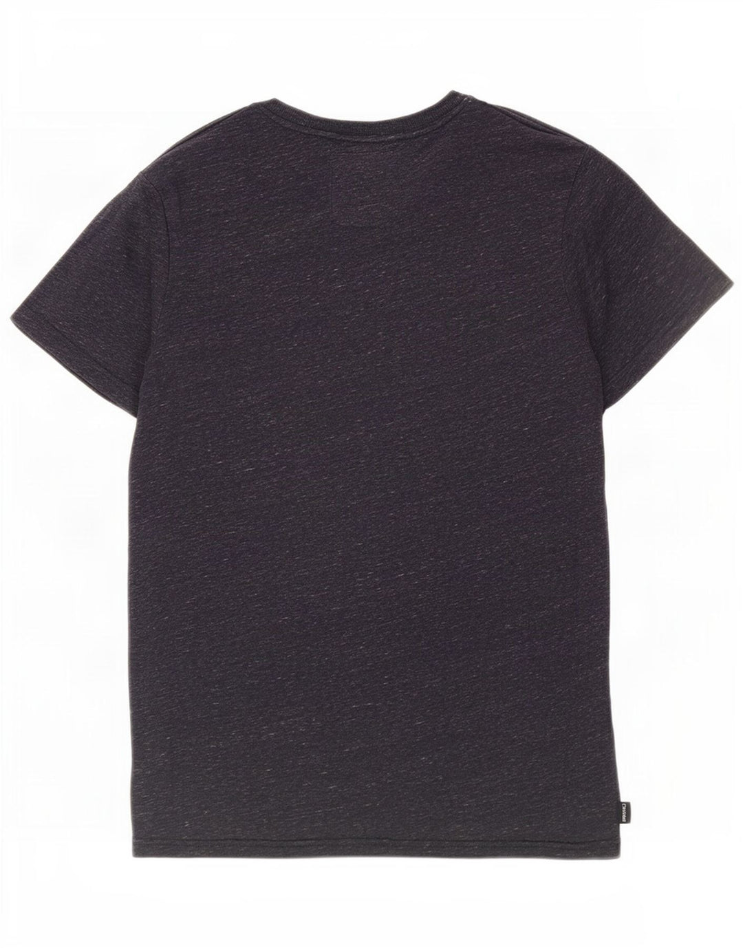 T-shirt grafica regolare da uomo Superdry Top in cotone mélange blu navy medio