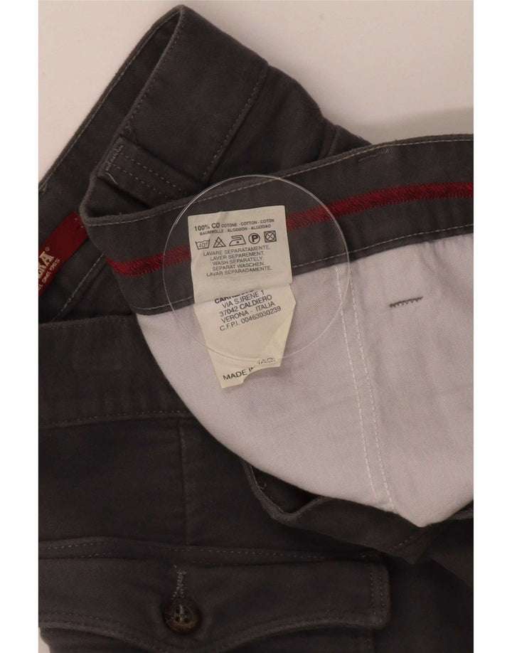 Carrera Pantaloni chino regolari da uomo W40 L30 Cotone grigio