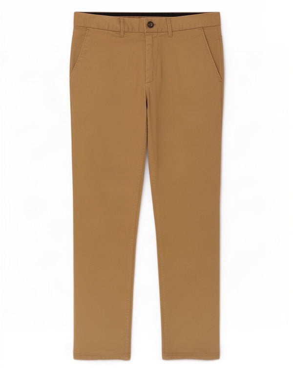 Pantaloni chino dritti da uomo Zara EU 42 Large W32 L28 Cotone beige