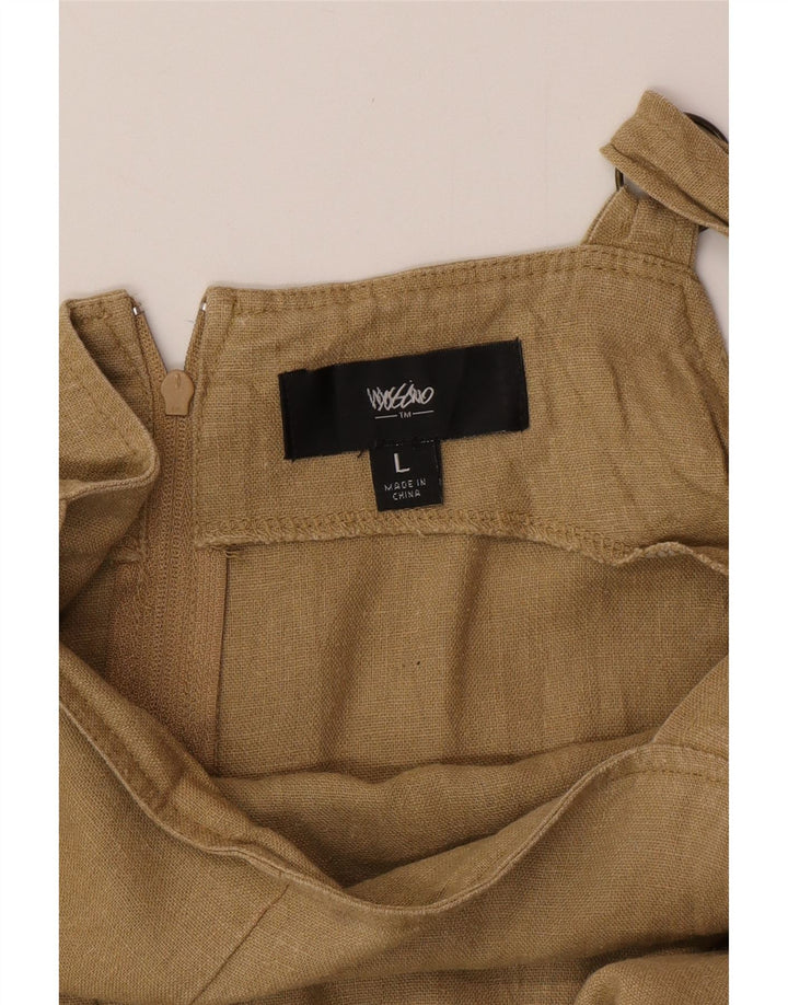 Tuta senza maniche da donna MOSSIMO UK 16 Large Beige